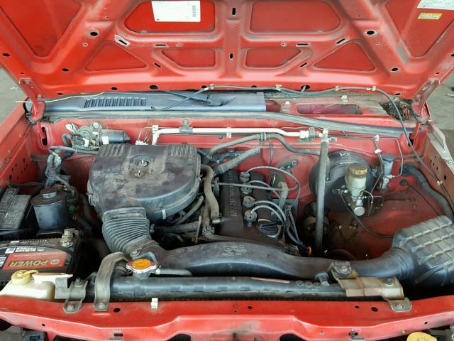 1N6DD21S0WC366840 - 1998 NISSAN FRONTIER X RED photo 7