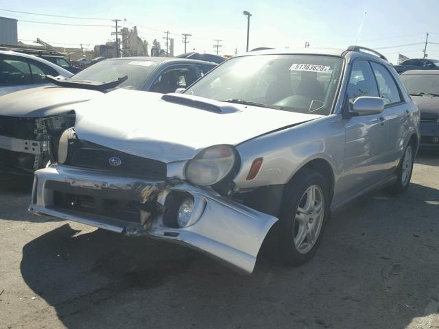 JF1GG29643G808432 - 2003 SUBARU IMPREZA WR SILVER photo 2