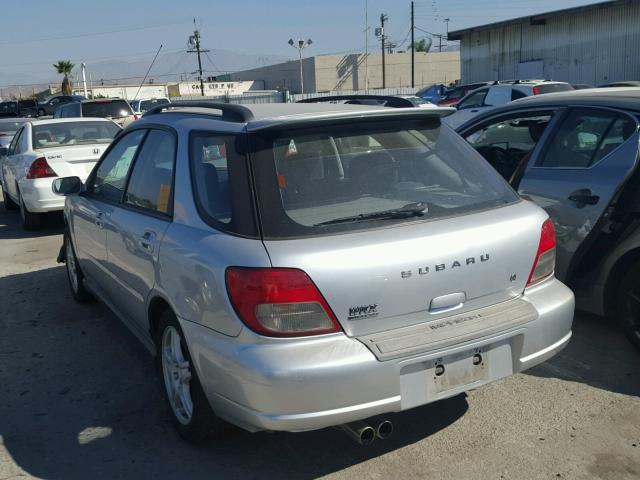 JF1GG29643G808432 - 2003 SUBARU IMPREZA WR SILVER photo 3