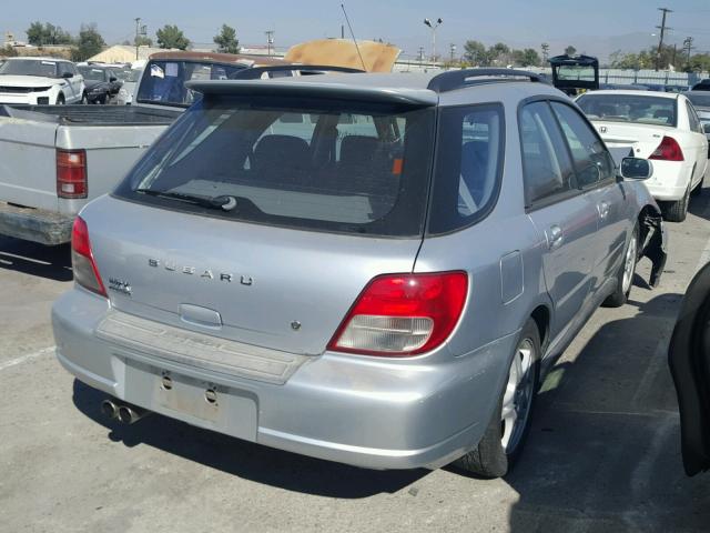 JF1GG29643G808432 - 2003 SUBARU IMPREZA WR SILVER photo 4