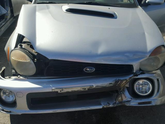 JF1GG29643G808432 - 2003 SUBARU IMPREZA WR SILVER photo 7