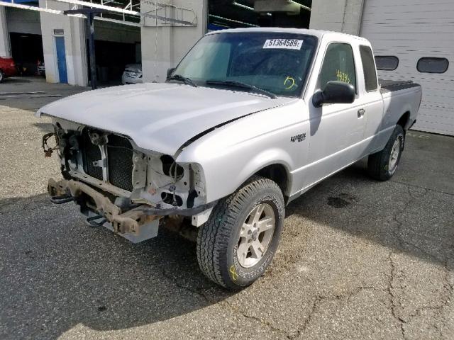 1FTYR15E64PA34959 - 2004 FORD RANGER SUP GRAY photo 2