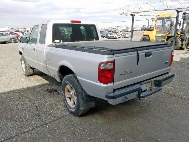 1FTYR15E64PA34959 - 2004 FORD RANGER SUP GRAY photo 3