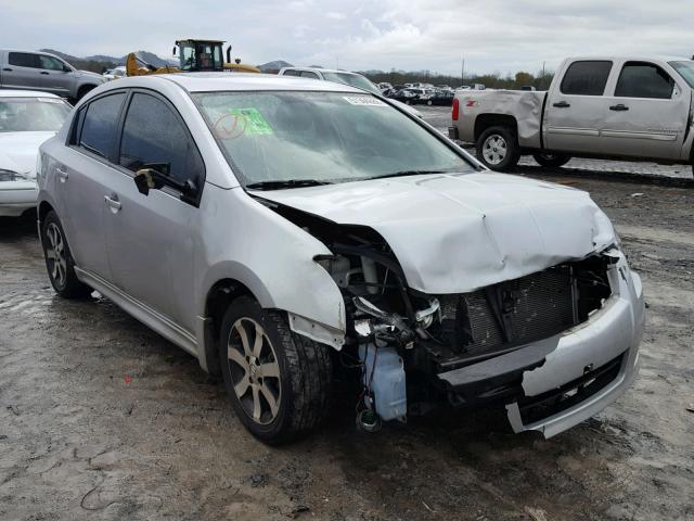 3N1AB6AP5CL619796 - 2012 NISSAN SENTRA 2.0 SILVER photo 1