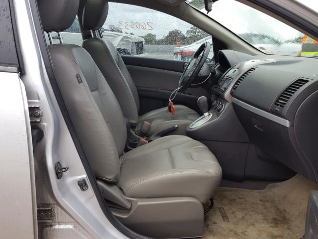 3N1AB6AP5CL619796 - 2012 NISSAN SENTRA 2.0 SILVER photo 5