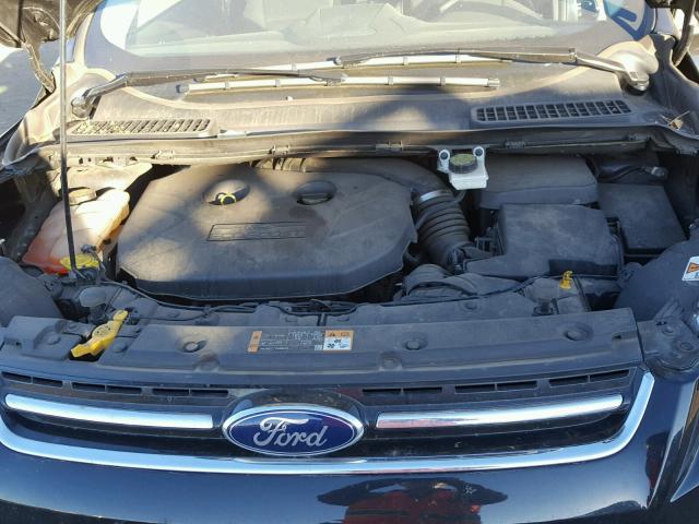 1FMCU9J90EUA75411 - 2014 FORD ESCAPE TIT BLACK photo 7