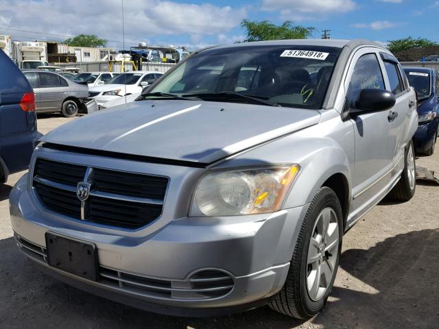 1B3HB48B37D173865 - 2007 DODGE CALIBER SX SILVER photo 2