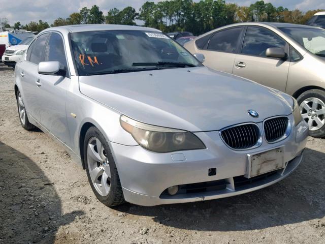 WBANE53526CK86711 - 2006 BMW 525 I SILVER photo 1