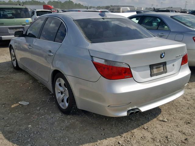 WBANE53526CK86711 - 2006 BMW 525 I SILVER photo 3