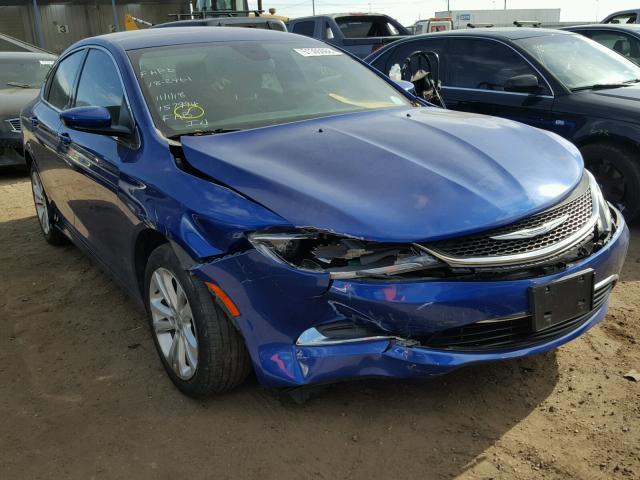 1C3CCCABXGN157994 - 2016 CHRYSLER 200 LIMITE GRAY photo 1