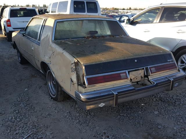 4M47AAZ113684 - 1980 BUICK REGAL LTD. TWO TONE photo 3