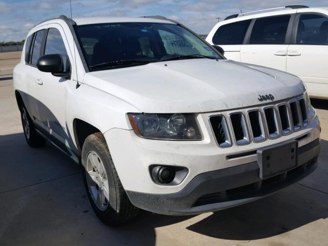 1C4NJCBA2ED843160 - 2014 JEEP COMPASS SP თეთრი ფოტო 1