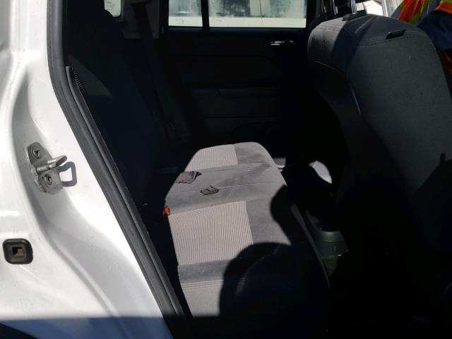 1C4NJCBA2ED843160 - 2014 JEEP COMPASS SP თეთრი ფოტო 6