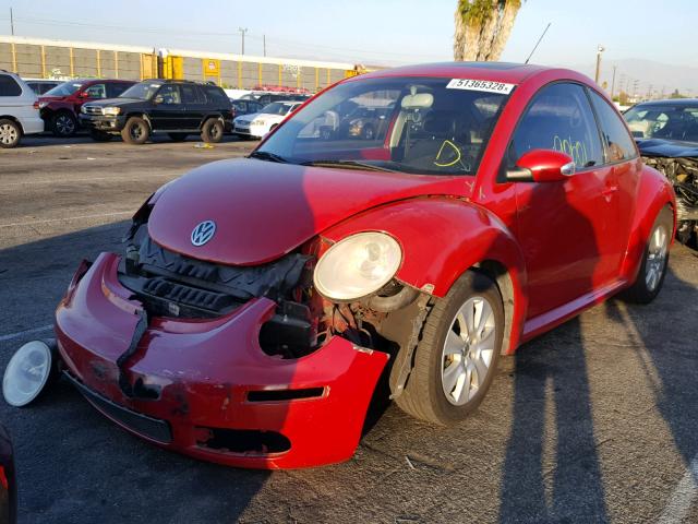 3VWRG31CX9M516337 - 2009 VOLKSWAGEN NEW BEETLE RED photo 2