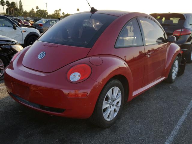 3VWRG31CX9M516337 - 2009 VOLKSWAGEN NEW BEETLE RED photo 4