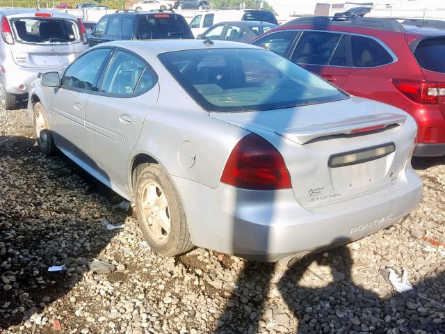 2G2WR544041296498 - 2004 PONTIAC GRAND PRIX SILVER photo 3