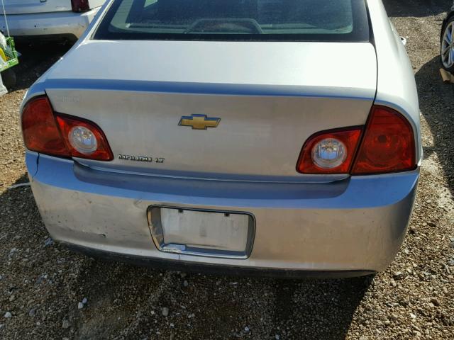 1G1ZC5E15BF100844 - 2011 CHEVROLET MALIBU 1LT 银色 照片 9