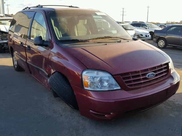 2FMZA51624BA45171 - 2004 FORD FREESTAR S MAROON photo 1