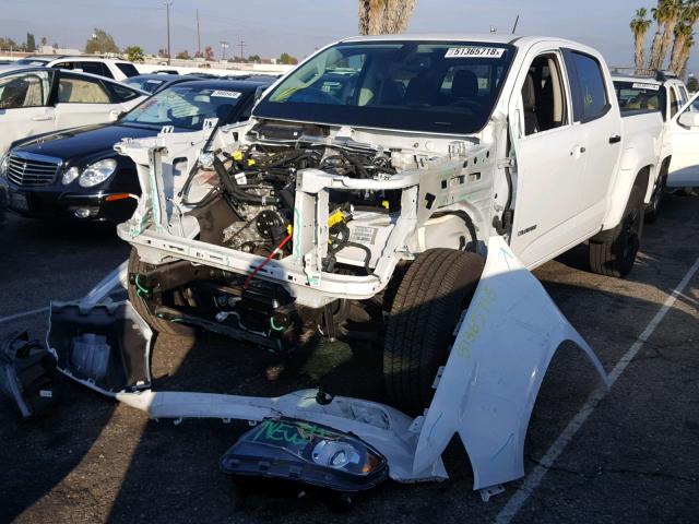 1GCGSCEN1J1258831 - 2018 CHEVROLET COLORADO L WHITE photo 2
