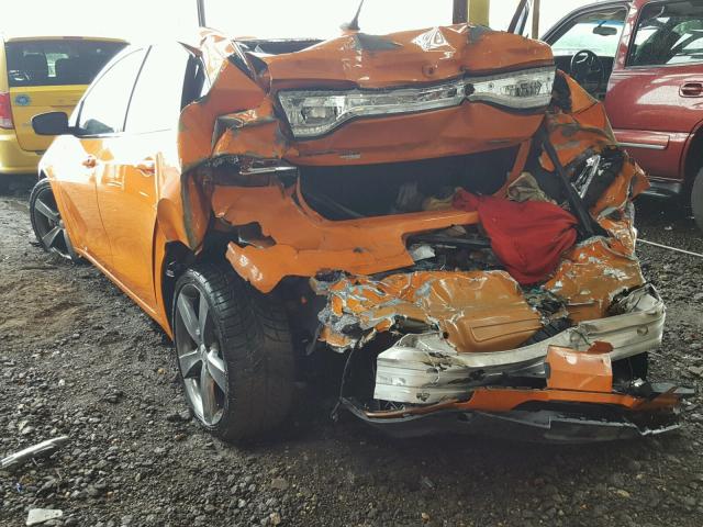 1C3CDFCB4DD325710 - 2013 DODGE DART LIMIT ORANGE photo 3