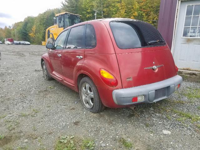 3C4FY58B32T285062 - 2002 CHRYSLER PT CRUISER RED photo 3