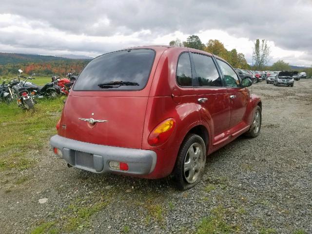 3C4FY58B32T285062 - 2002 CHRYSLER PT CRUISER RED photo 4