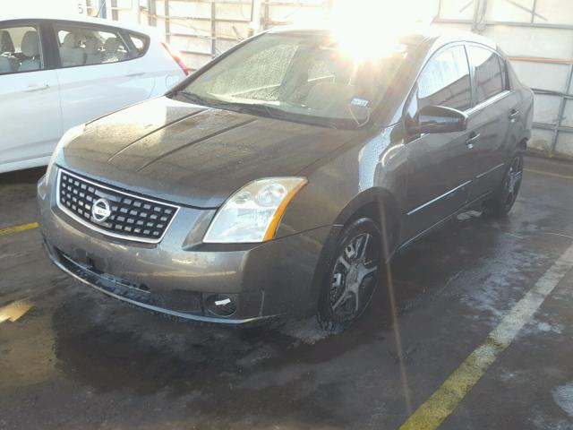 3N1AB61E98L644903 - 2008 NISSAN SENTRA 2.0 GRAY photo 2