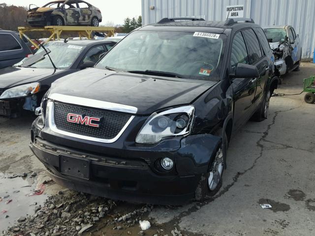 1GKKVPED0BJ392574 - 2011 GMC ACADIA SLE BLACK photo 2