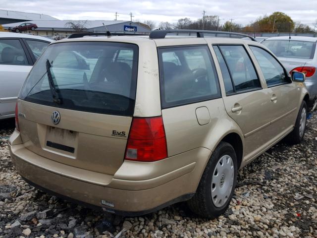 WVWSB61J71W535323 - 2001 VOLKSWAGEN JETTA GLS GOLD photo 4