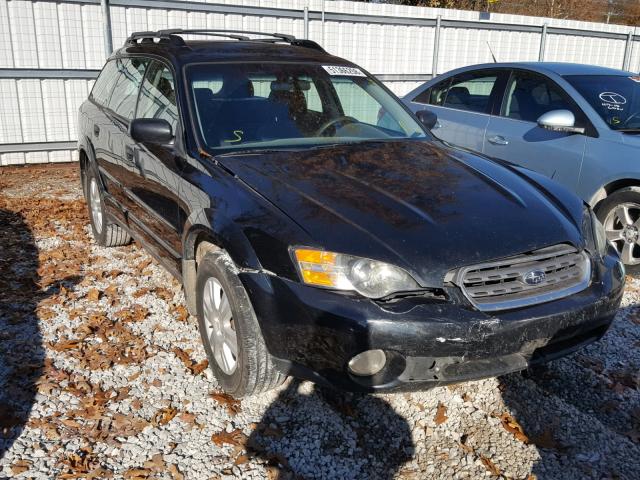 4S4BP61C857312464 - 2005 SUBARU LEGACY OUT BLACK photo 1