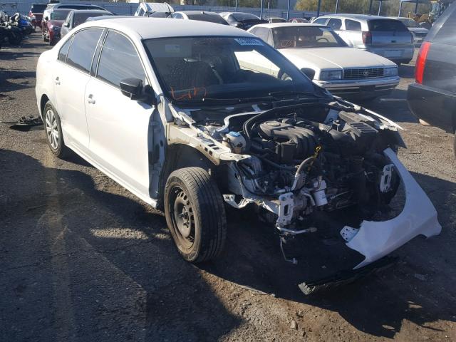 3VW2K7AJ6EM416185 - 2014 VOLKSWAGEN JETTA BASE 白色 照片 1