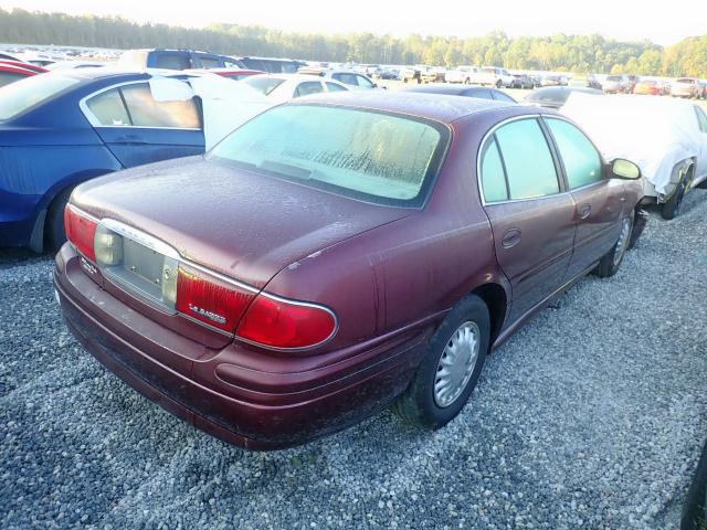 1G4HP52K434203833 - 2003 BUICK LESABRE CU MAROON photo 4