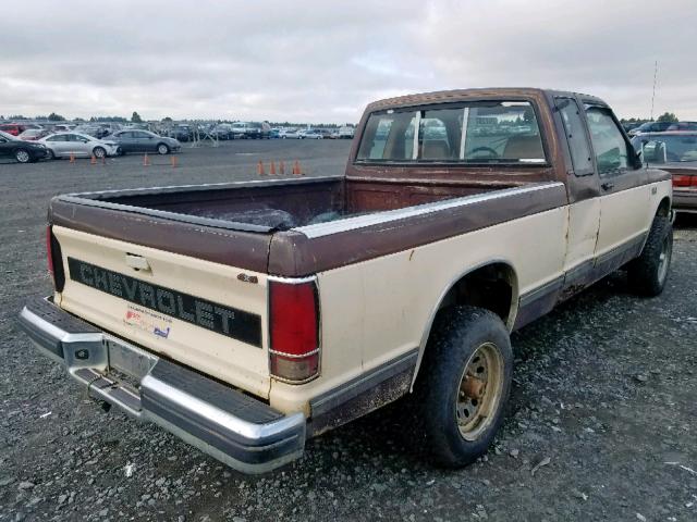 1GCDT19Z7L8136941 - 1990 CHEVROLET S TRUCK S1 TWO TONE photo 4