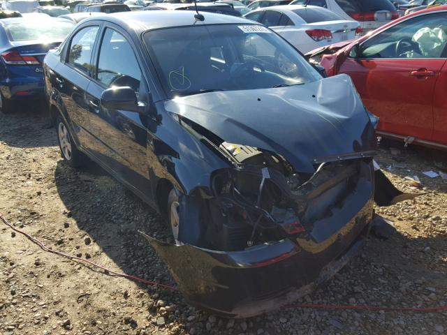 KL1TD5DE1BB205782 - 2011 CHEVROLET AVEO LS BLACK photo 1