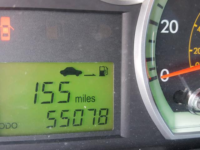 KL1TD5DE1BB205782 - 2011 CHEVROLET AVEO LS BLACK photo 8