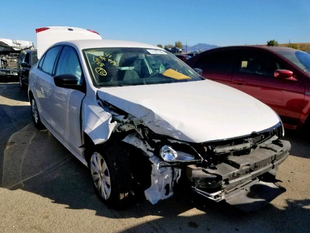 3VW1K7AJ4DM415482 - 2013 VOLKSWAGEN JETTA BASE Սպիտակ լուսանկար 1