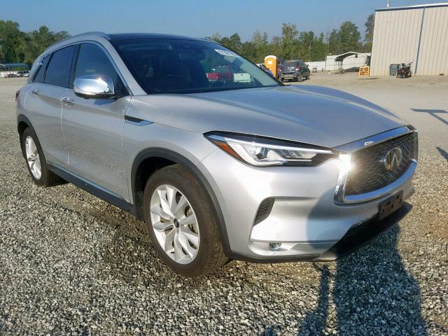 3PCAJ5M38KF100192 - 2019 INFINITI QX50 ESSEN SILVER photo 1