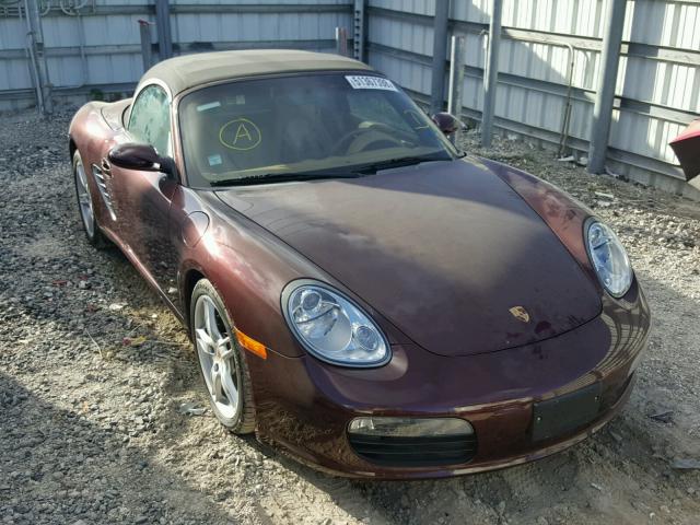 WP0CA29816U710363 - 2006 PORSCHE BOXSTER MAROON photo 1