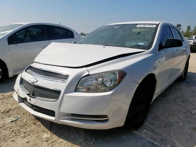 1G1ZG57B794231547 - 2009 CHEVROLET MALIBU LS WHITE photo 2