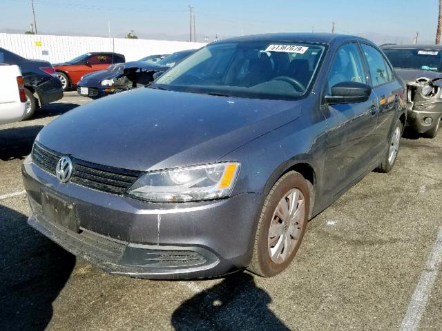 3VW2K7AJ5CM348572 - 2012 VOLKSWAGEN JETTA BASE 石墨色 照片 2