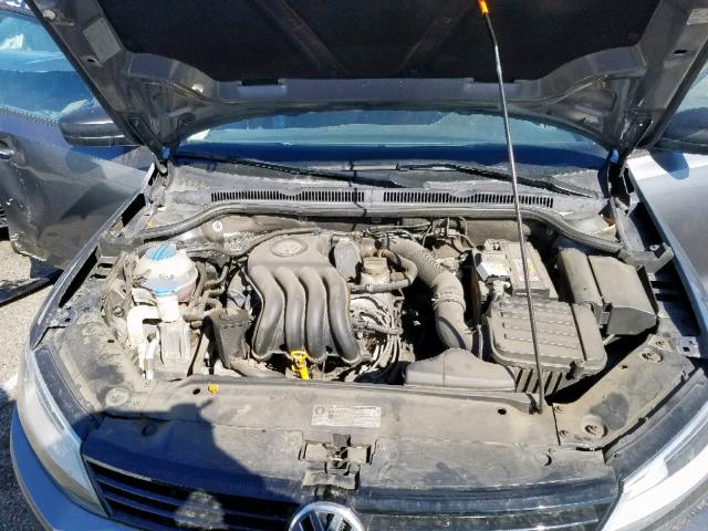 3VW2K7AJ5CM348572 - 2012 VOLKSWAGEN JETTA BASE 石墨色 照片 7