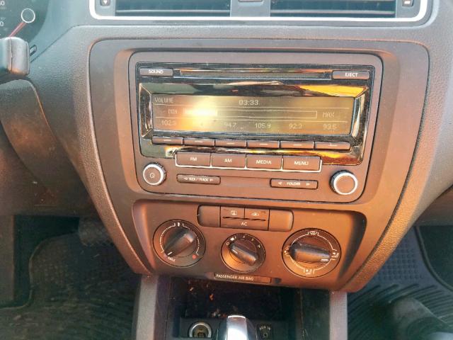 3VW2K7AJ5CM348572 - 2012 VOLKSWAGEN JETTA BASE 石墨色 照片 9