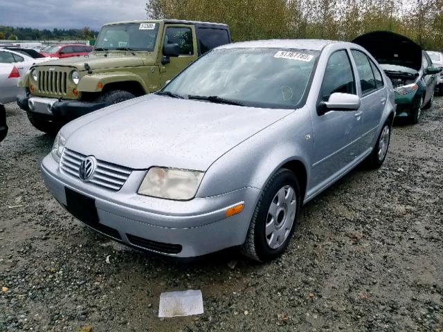 3VWRK69M23M187038 - 2003 VOLKSWAGEN JETTA GL SILVER photo 2