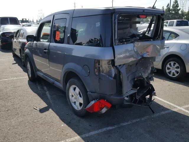 5J6YH28665L028353 - 2005 HONDA ELEMENT EX CHARCOAL photo 3