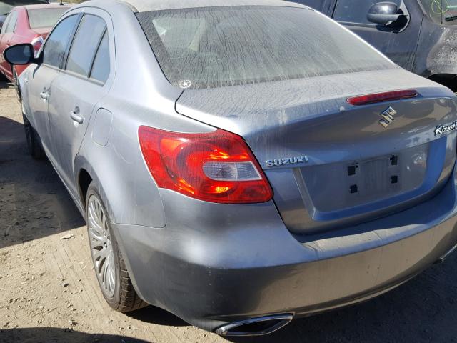 JS2RE9A33B6111167 - 2011 SUZUKI KIZASHI SE SILVER photo 3