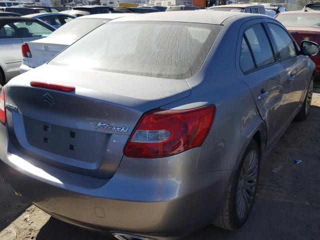 JS2RE9A33B6111167 - 2011 SUZUKI KIZASHI SE SILVER photo 4