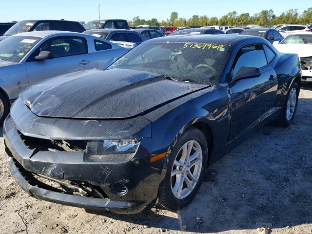 2G1FB1E38F9243995 - 2015 CHEVROLET CAMARO LS GRAY photo 2