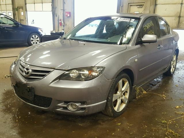 JM1BK323051261092 - 2005 MAZDA 3 S GRAY photo 2