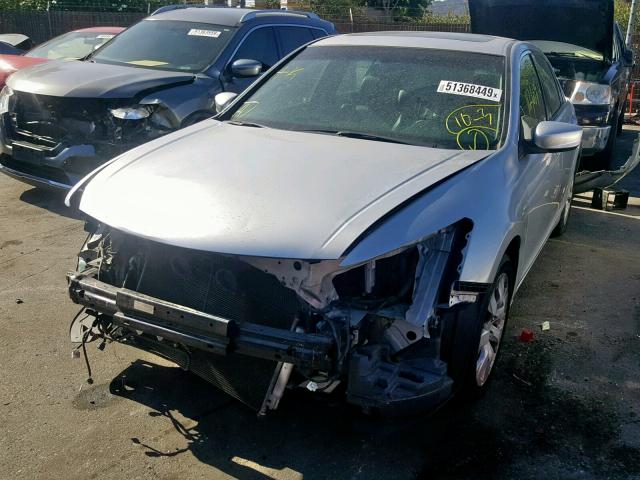 JHMCP26808C032957 - 2008 HONDA ACCORD EXL SILVER photo 2