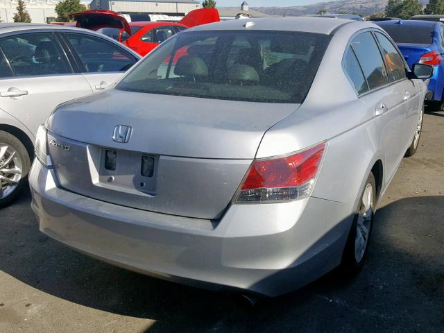 JHMCP26808C032957 - 2008 HONDA ACCORD EXL SILVER photo 4